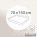 Protège Matelas imperméable 70x150 cm Bonnet 15cm Arnon Molleton 100% Coton contrecollé polyuréthane - B00JG6MRCS
